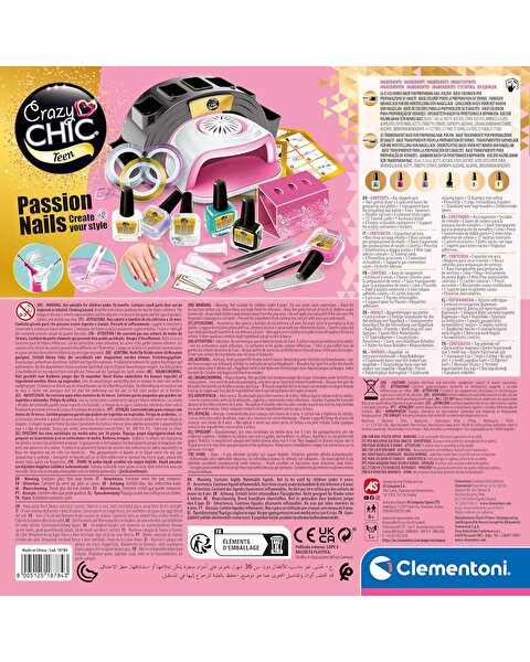 Clementoni Crazy Chic Tırnak Tutkusu