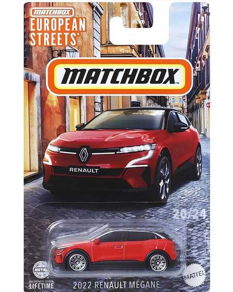 Matchbox European Streets 2022 Renault Megane HVV40