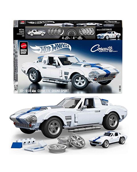 Hot Wheels Elite Serisi Corvette Grand Sport Araba 918 Parça JGR31