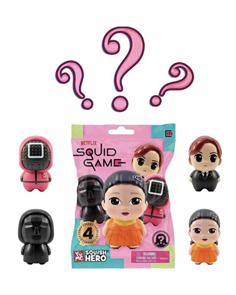 Squid Game Squish Hero Serisi Sürpriz Figür Paketi