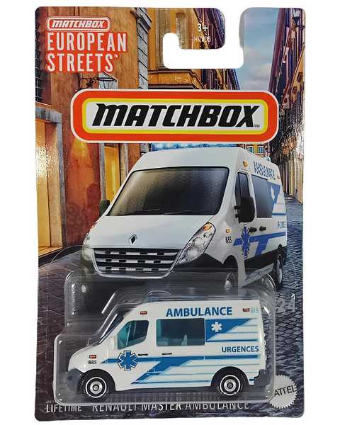 Matchbox European Streets Renault Master Ambulance HVV43