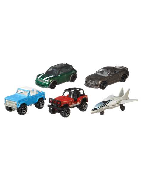 Matchbox Beşli Araba Seti Topgun Maverick I GPF95
