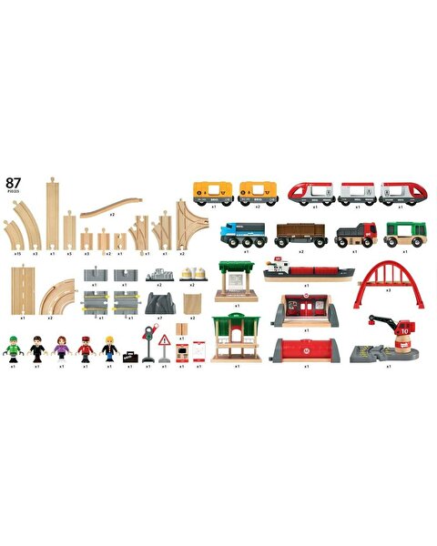 Brio Delüks Tren Yolu Seti 33052