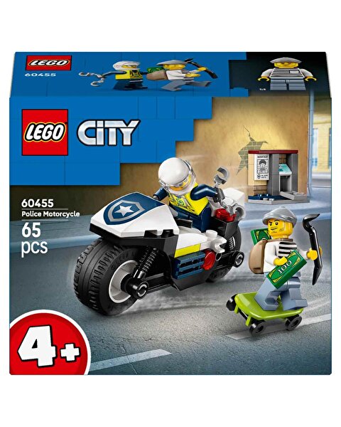 LEGO City Polis Macera 3’lü Özel Set Paket (Polis Araba + Polis Motosikletli Kovalamaca + Mini Formula Yarış Aracı)