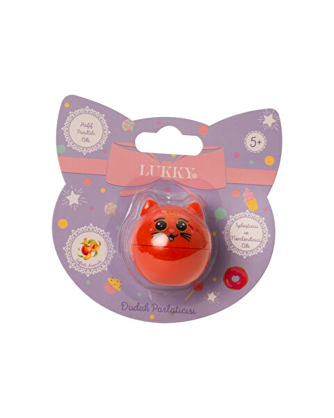 Lukky Simli Şeftali Aromalı Pembe Dudak Balm