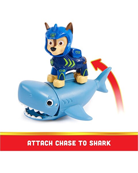 Paw Patrol Aqua Pups Rocky Sawfi̇sh Chase And Shark