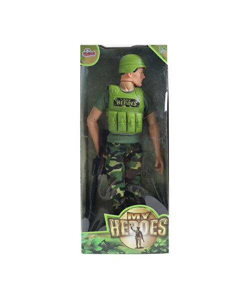 Kutulu Orman Kamuflajlı Kahraman Asker