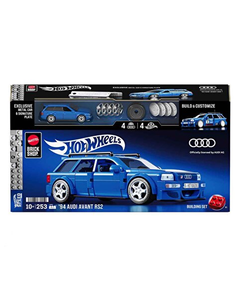 Hot Wheels Speed Serisi 94 Audi Avant RS2 Araba Yapım Seti 253 Parça JGR28