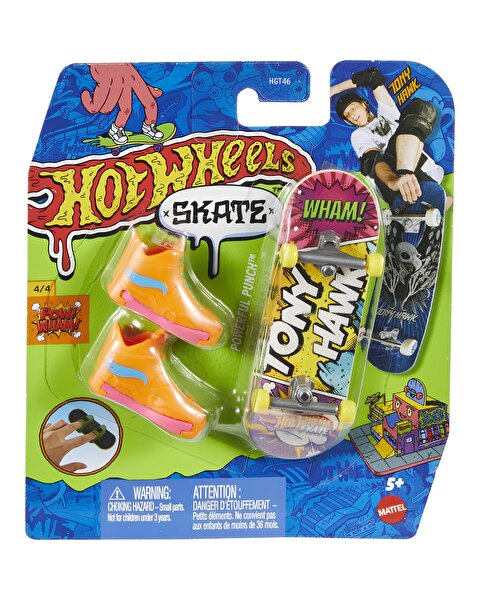 Hot Wheels Skate Parmak Kaykay ve Ayakkabı Powerful Punch HVK17