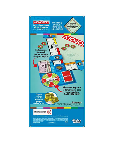 Monopoly Ücretsiz Otopark Büyük İkramiye Genişletme Paketi