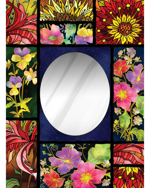 Art Puzzle 850 Parça Patchwork Ayna