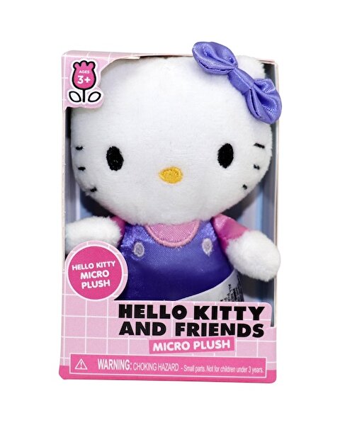 Hello Kitty Mini Peluş Mor Hello Kitty 7.5 Cm