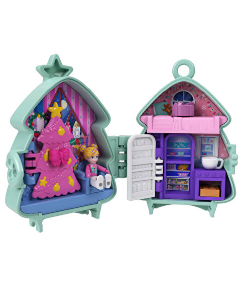 Polly Pocket Sevimli Yılbaşı 2'li Paket Oyun Seti JGM53