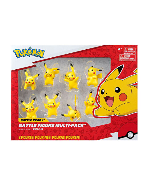 Pokemon Battle 8'li Figür Seti Pikachu Seti