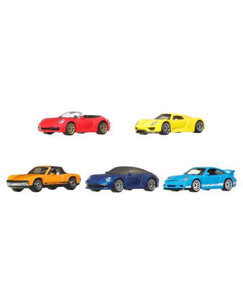 Matchbox Beşli Araba Seti Porsche Heroes JBX28