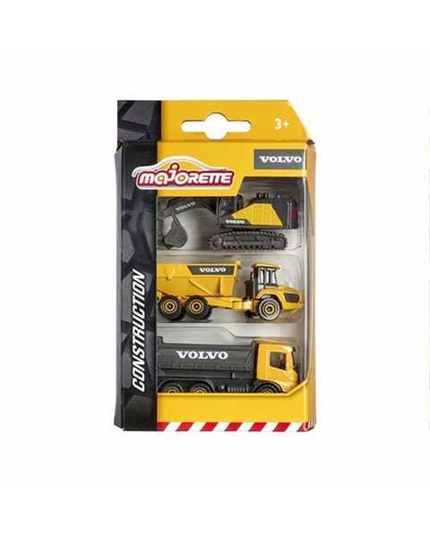 Majorette Volvo İnşaat 3'lü paket