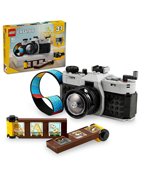 LEGO 3’lü Özel Set Paketi Retro Kamera + Çiçekli Daktilo + Harry Potter Aragog Macerası Seti