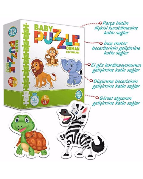 Baby Puzzle Orman Hayvanları