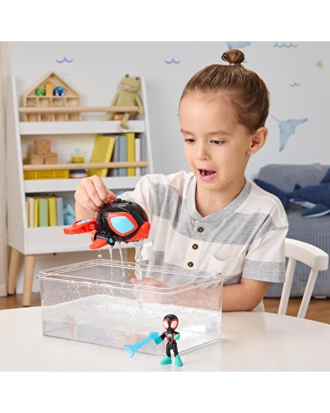 Spidey ve Arkadaşları Su Ağı Figür Oyun Seti Spin Dolphin G1465