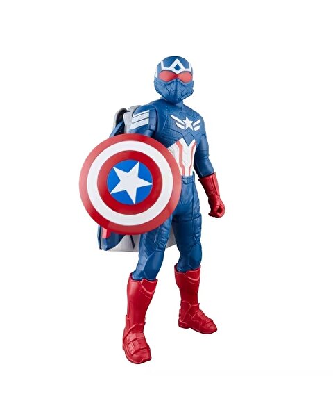 Marvel Studios Titan Hero Serisi Captain America Aksiyon Figür 22 Cm