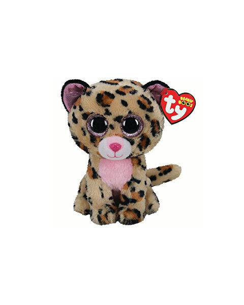 Ty Beanie Boos Livvie Pembe Leopar 15 cm.