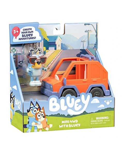 Bluey 4x4 Mini Araç ve Figür Seti
