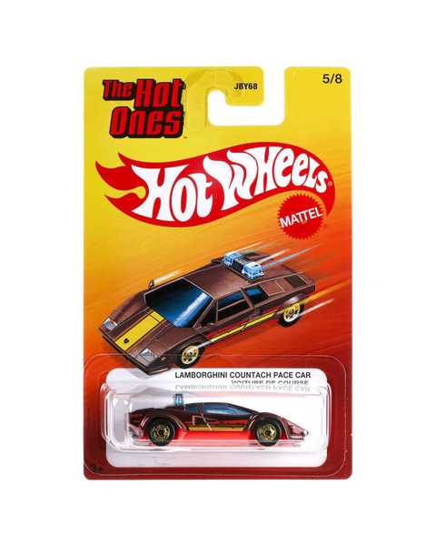 Hot Wheels The Hot Ones Arabalar Lamborghini Countach Pace Car JKX52