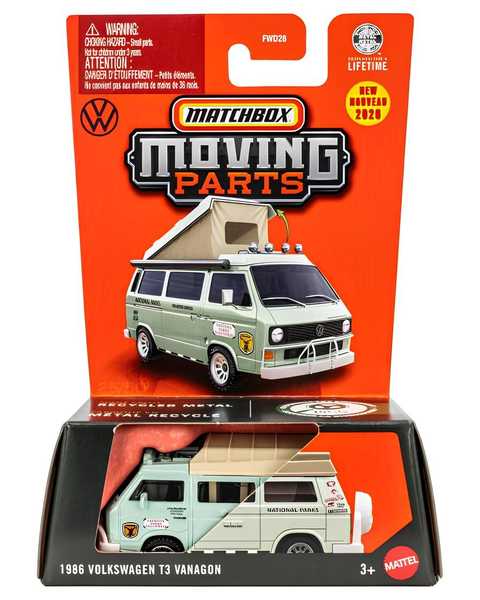 Matchbox 1:64 Arabalar 1986 Volkswagen T3 Vanagon JHV32
