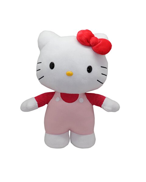 Hello Kitty Peluş Pembe Tulumlu 30 Cm