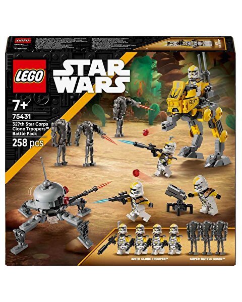 LEGO Star Wars 327. Star Corps Klon Trooper Savaş Paketi 75431