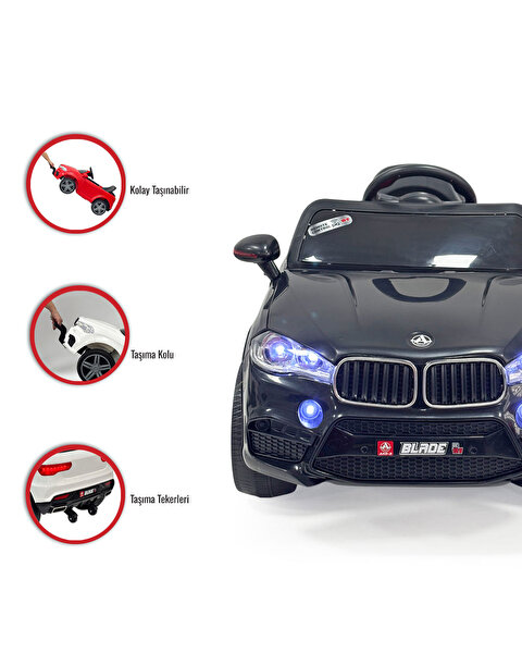 Blade 12 Volt Akülü Araba Siyah
