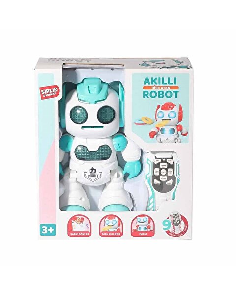 Uzaktan Kumandalı Sesli Disk Atan Robot Yeşil