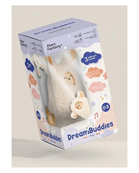 Dream Buddies Uykucu Moly Uyku Arkadaşı Beyaz