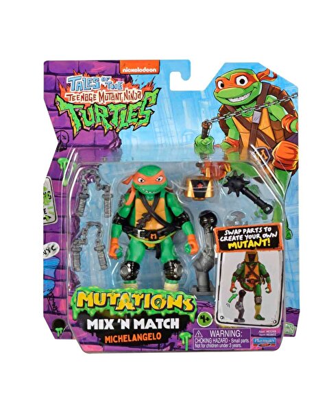 TMNT Mix'n Match Michelangelo Figürü 11 Cm