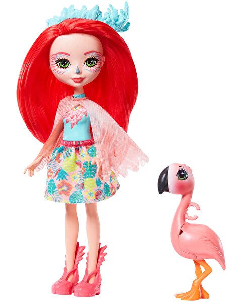 Enchantimals Popüler Karakter Bebekler Flamingo Bebek ve Slash GFN42