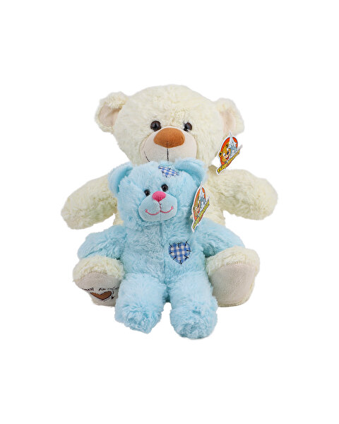 Mavi Yamalı Teddy Bear 16 Cm