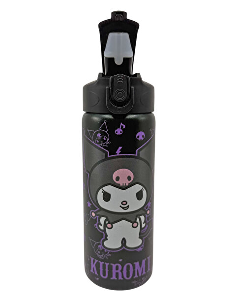 Kuromi Çelik Siyah Matara 600 Ml