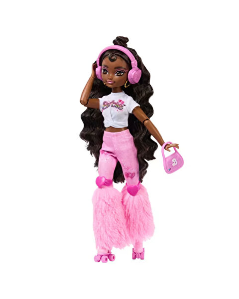Barbie Dream Besties Paten Partisi Brooklyn Bebek ve Aksesuarları JFX97