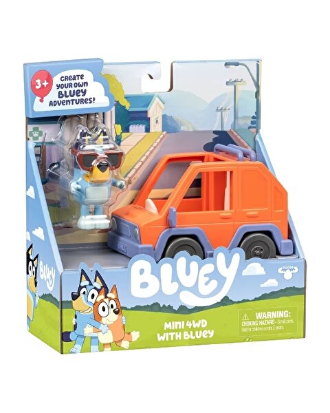 Bluey 4x4 Mini Araç ve Figür Seti