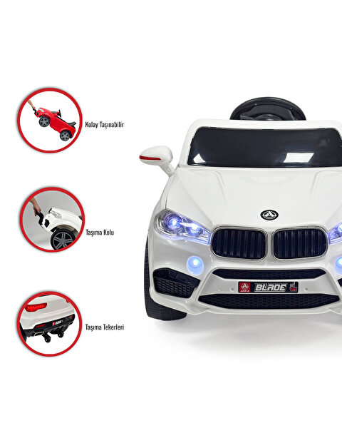 Blade 12 Volt Akülü Araba Beyaz