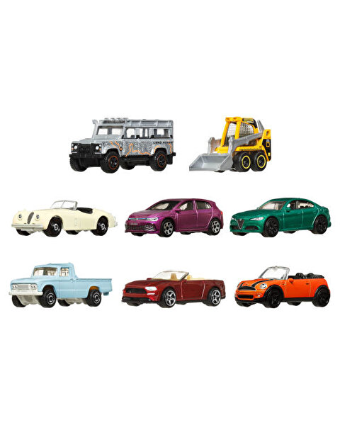 Matchbox 1:64 Ölçekli Metal 8'li Araba Seti JCT83