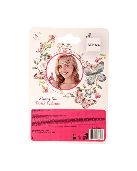Lukky Simli Çilek Aromalı Lila Dudak Parlatıcısı