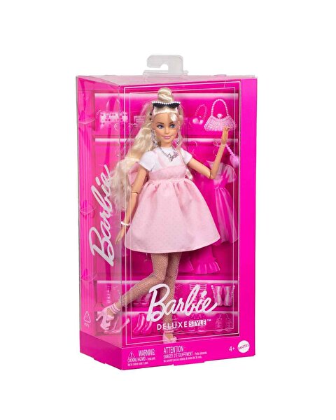 Barbie Deluxe Style Sarı Saçlı Bebek HYV27