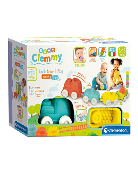 Clementoni Soft Clemmy Yumuşak Blok Duyusal Tren