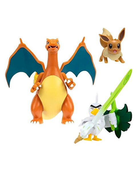 Pokemon Battle Aksiyon Figür ve Figür 3'lü Set 2