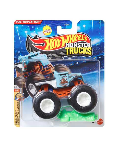 Hot Wheels Monster Trucks 1:64 Arabalar Poo Poo Platter JHY51