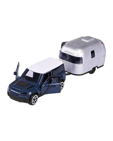Majorette Trailer Araç Serisi Land Rover Defender 90 Airstream Sport 16