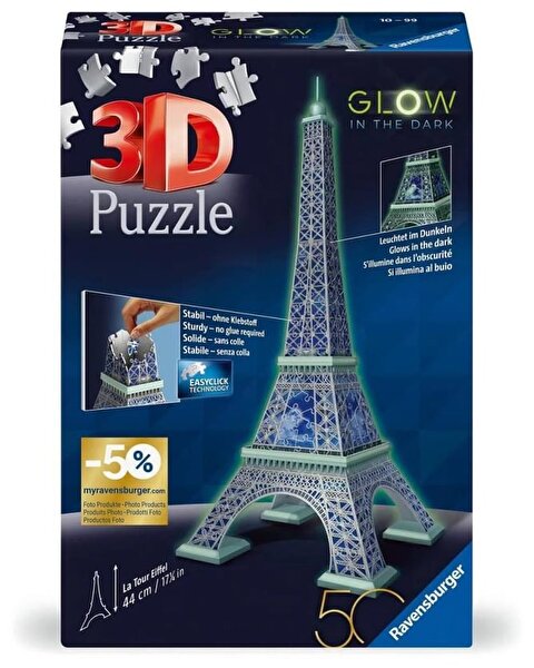Ravensburger Karanlıkta Parlayan 3D Puzzle Eyfel