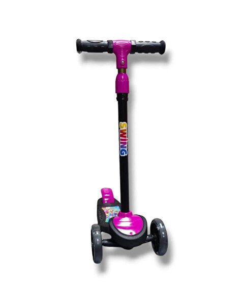 Swing Işıklı Scooter Pembe