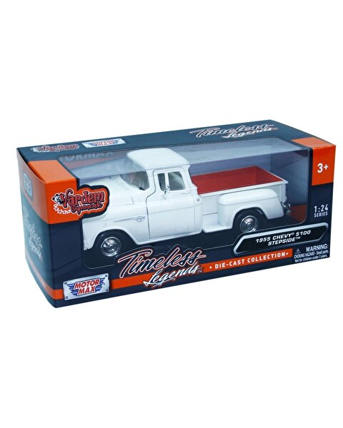 Motormax 1:24 1955 Chevy 5100 Stepside Beyaz